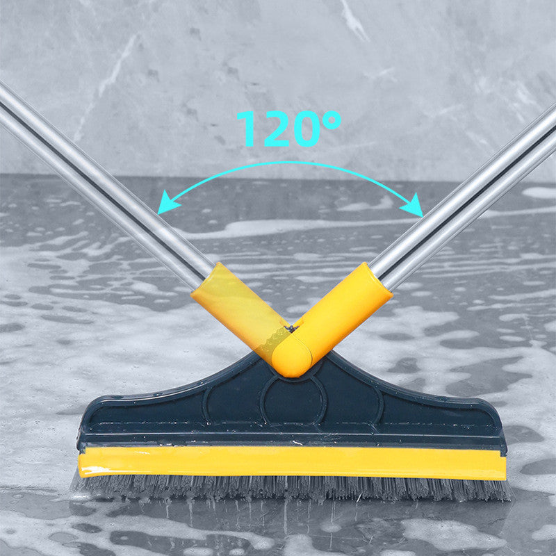 2-in-1 Floor Gap Cleaning Brush & Rubber Wiper