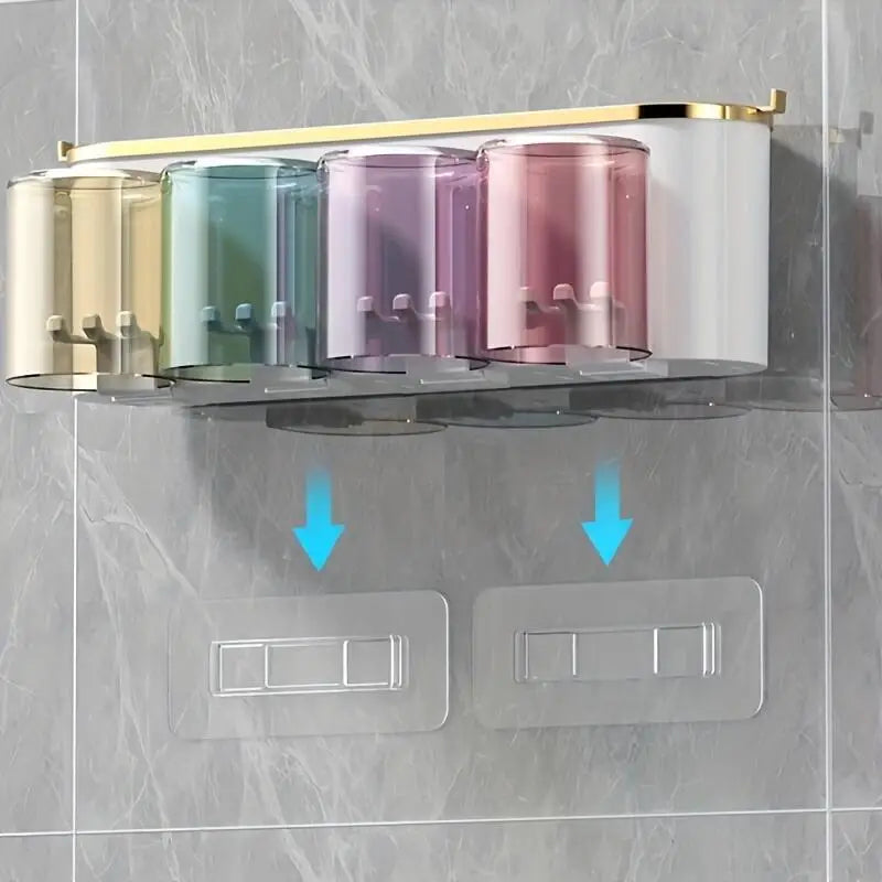 Wall-Mounted Toothbrush Holder