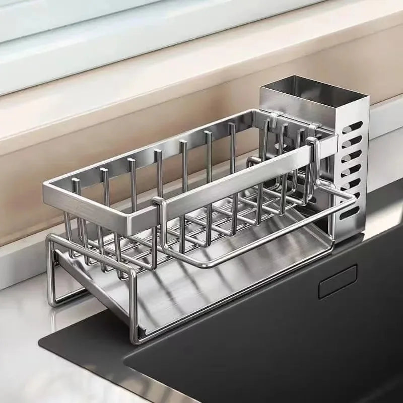 Stainless Steel Sink Organizer with Drainage