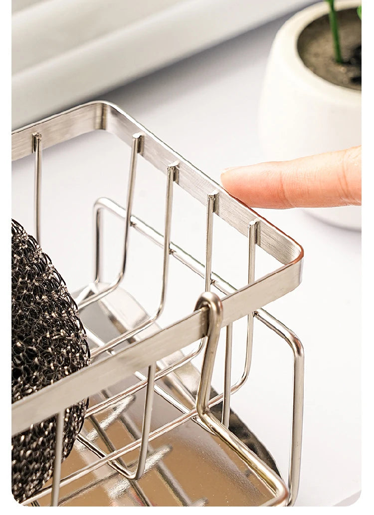 Stainless Steel Sink Organizer with Drainage