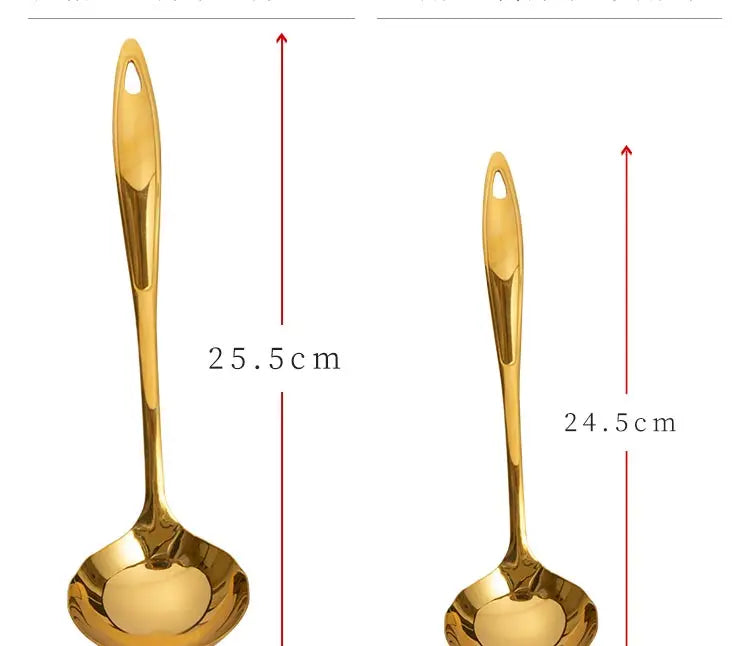 Stainless Steel Long-Handle Soup Spoon ✅