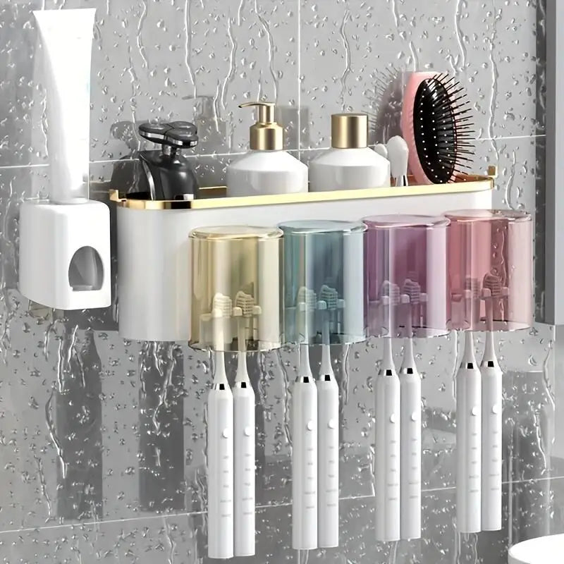 Wall-Mounted Toothbrush Holder