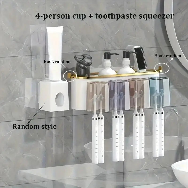Wall-Mounted Toothbrush Holder