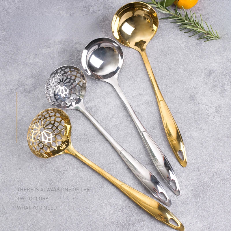 Stainless Steel Long-Handle Soup Spoon ✅