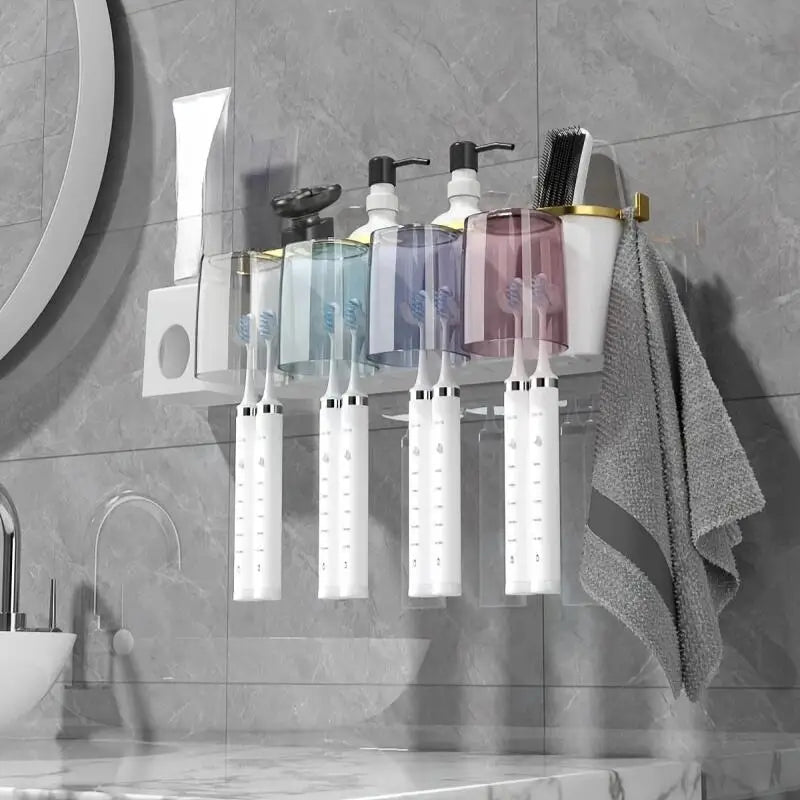 Wall-Mounted Toothbrush Holder