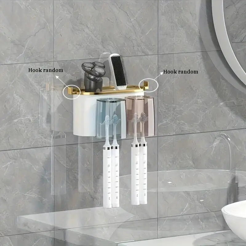 Wall-Mounted Toothbrush Holder