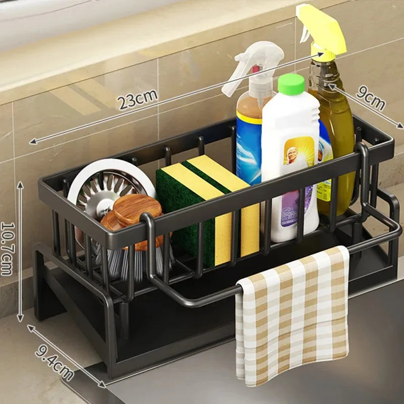 Stainless Steel Sink Organizer with Drainage