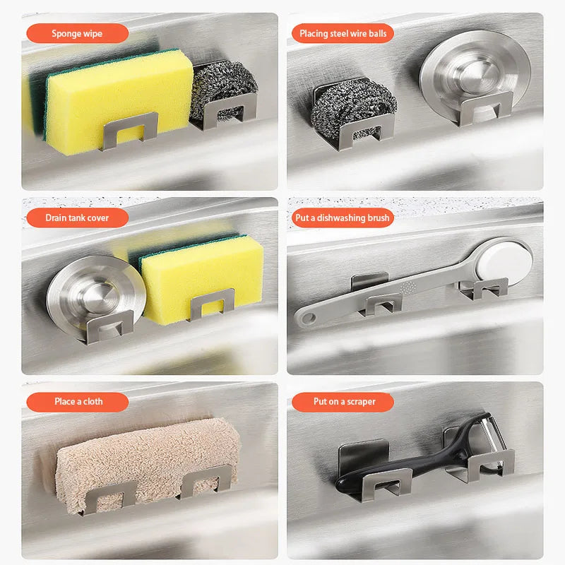 Stainless Steel Sink Sponge Holder ⭐