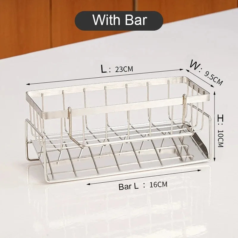 Stainless Steel Sink Organizer with Drainage