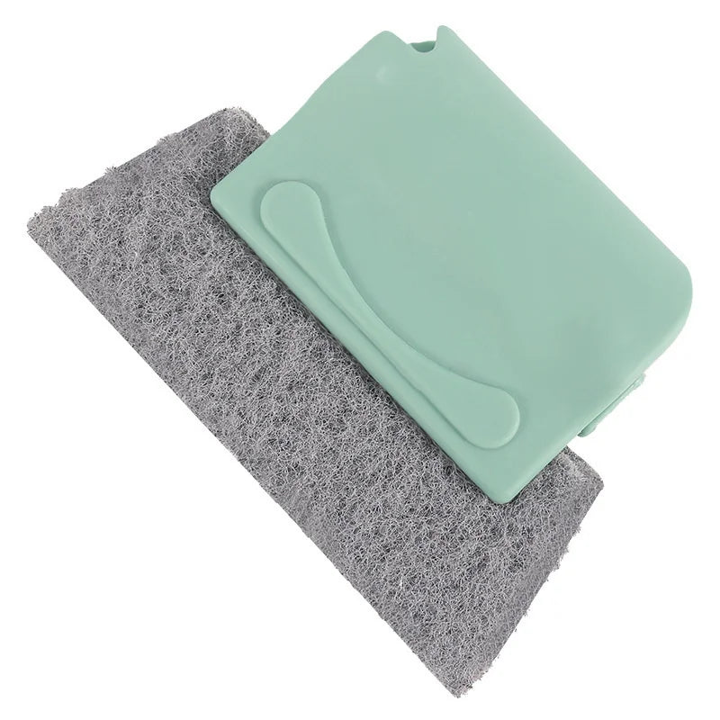 Window Groove Cleaning Brush helps you easily clean window slots, kitchen gaps, and tight spaces,removing dust and dirt effortlessly.