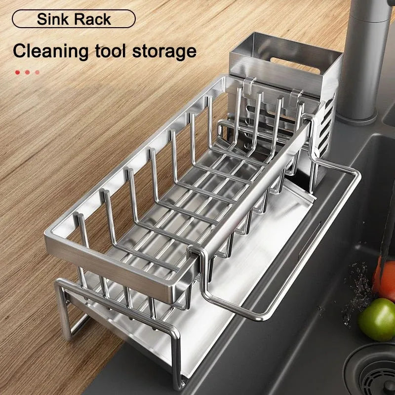 Stainless Steel Sink Organizer with Drainage